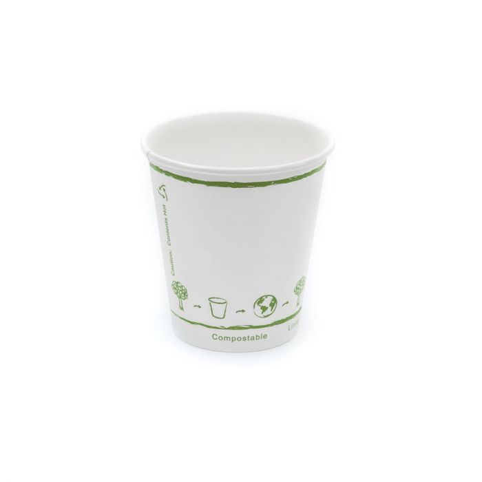 Single Wall Cups - Medium 8oz White