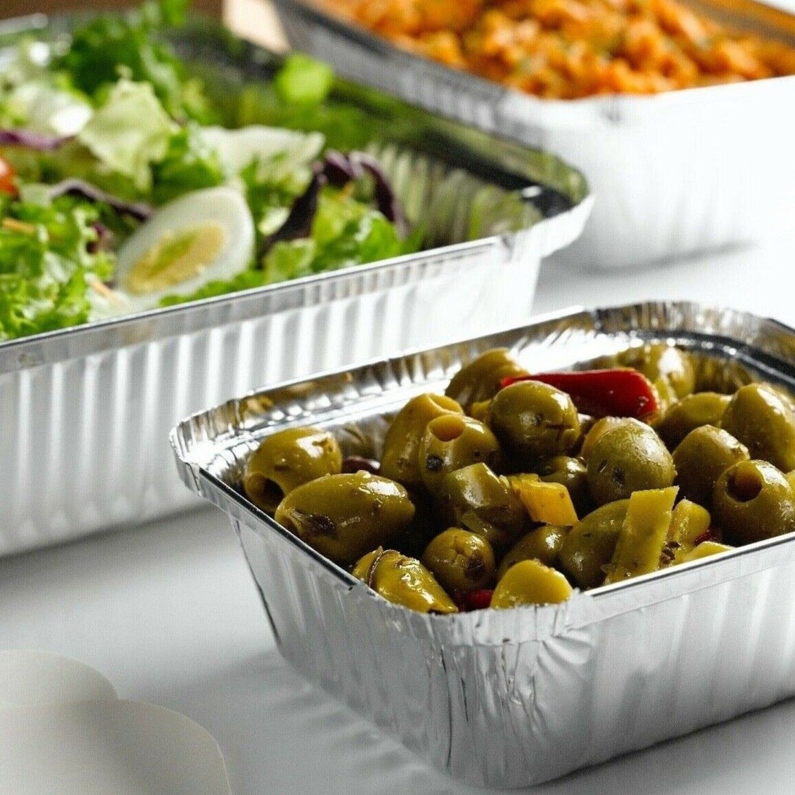 Rectangle Aluminum Food Storage Containers No.6A (700ml)