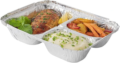 Foil Tray 3-Compartment