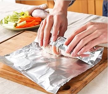 XL Aluminium Tin Foil 75 Meter (45cm wide) Cutterbox