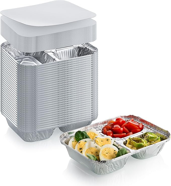 Foil Tray 3-Compartment