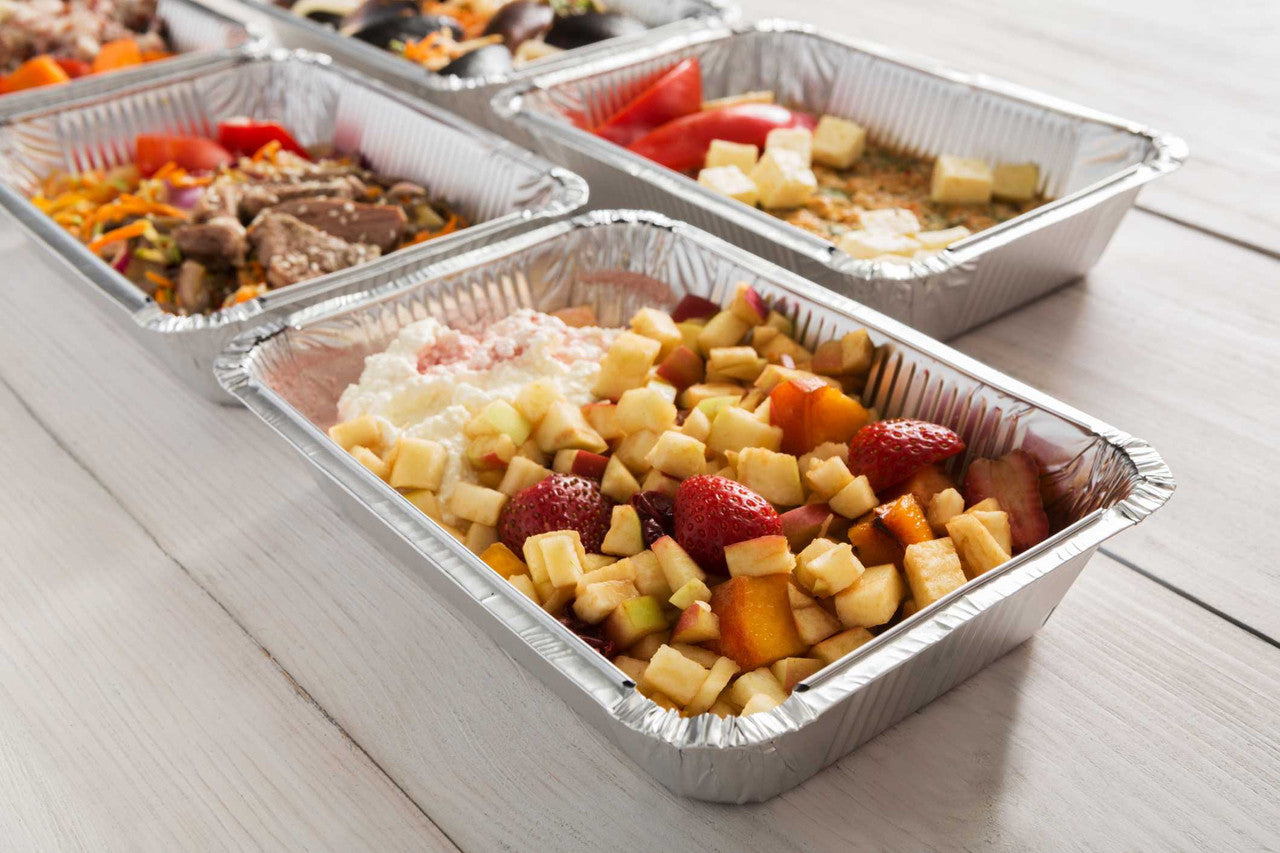 Foil Half Deep Gastro Containers Recyclable 3200ml/112oz
