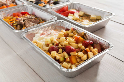 Foil Half Deep Gastro Containers Recyclable 3200ml/112oz
